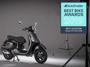 NEWEST MEMBER OF GTS FAMILY SCOOPS AWARD IN 2019 AUTO TRADER BEST BIKE AWARDS